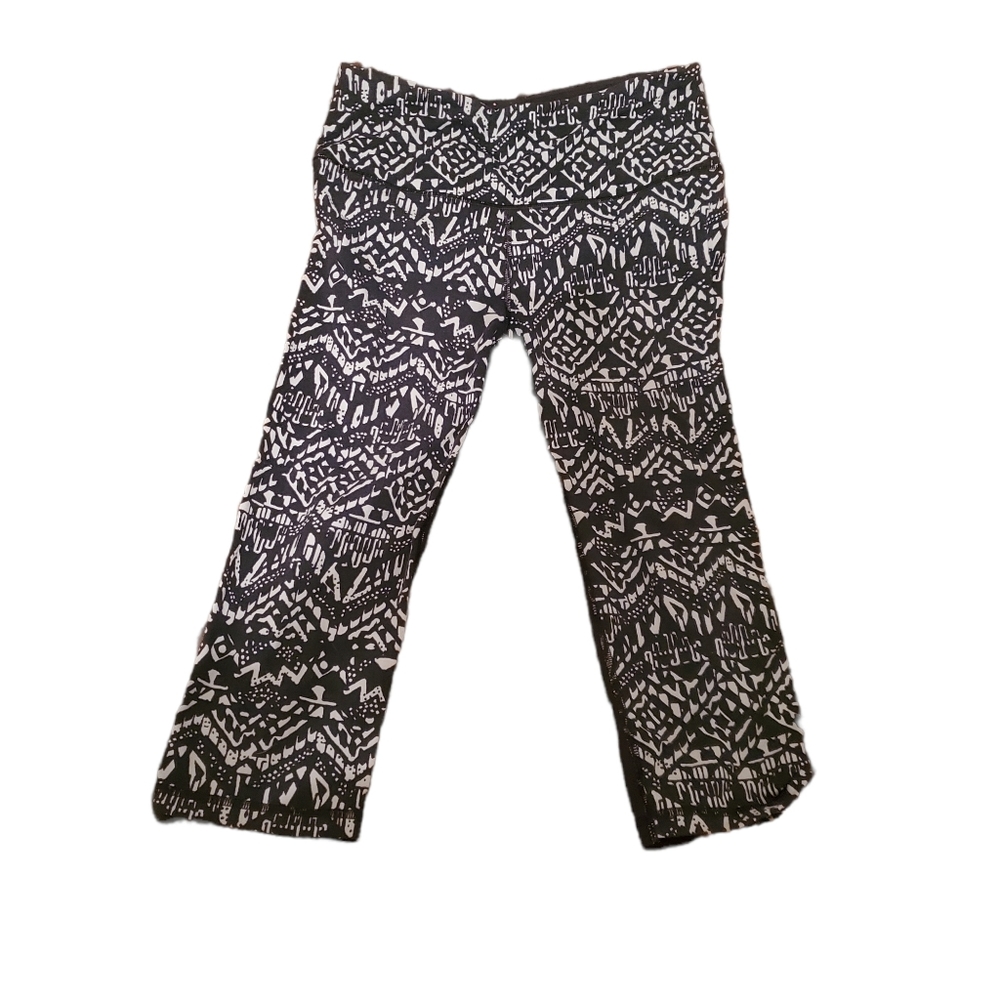 VSX Victoria's Secret Sport Knockout Crop Aztec Geometric Printed Leggings Small